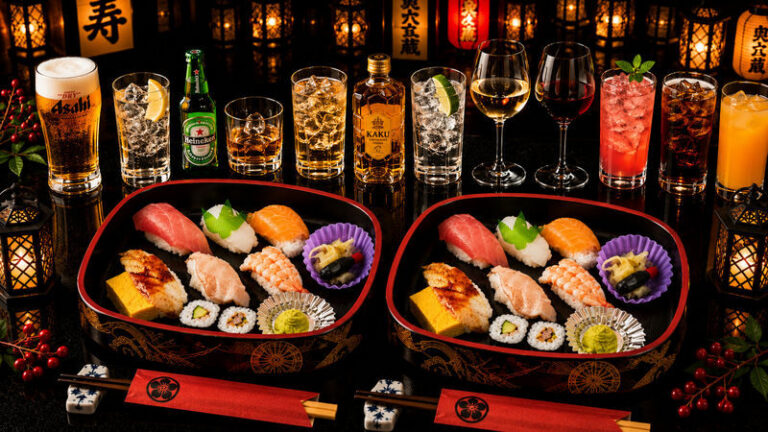 Samurai Restaurant Ticket with Sushi, 1 Drink & Matcha Sweet Set 18+ - What happens from reception to the final sweets