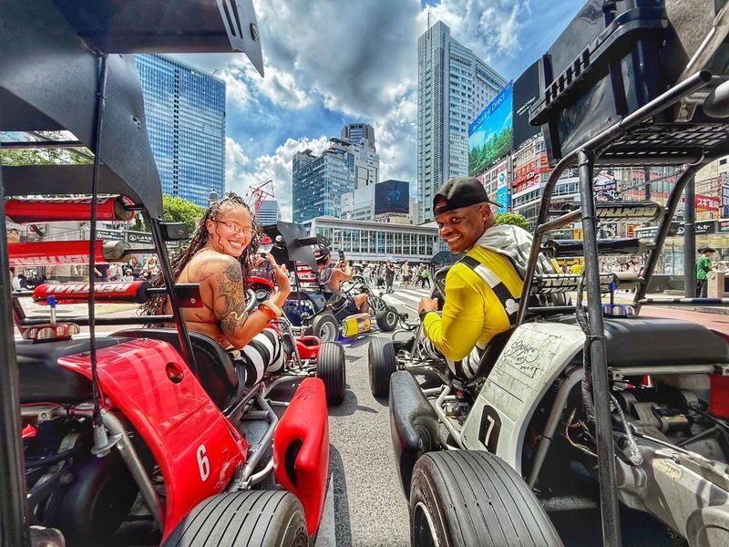 SHIBUYA CROSSING GO-KART BEST TOUR PROVIDER by ALOHA GO-KART - Tokyo Tower: a strong start, and a striking night view