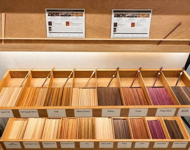 Shinjuku Chopstick Making Workshop (Tokyo) - Choosing wood, then shaping your pair