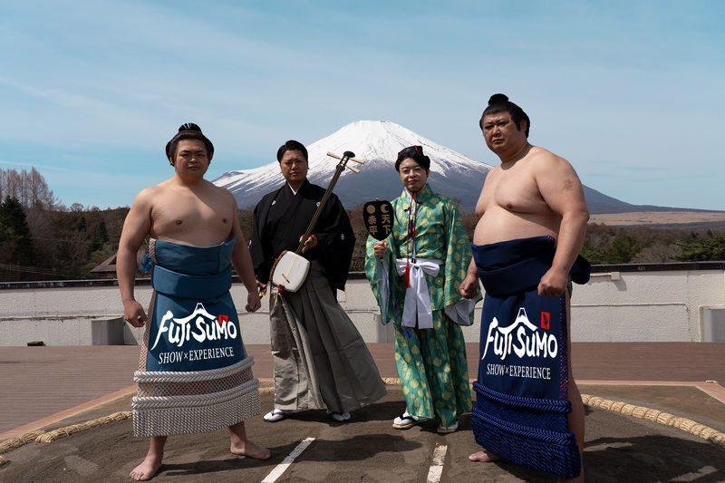 Sumo Wrestling Experience with Mt. Fuji View | Live Show at Yamanaka - What happens during the 50-minute show