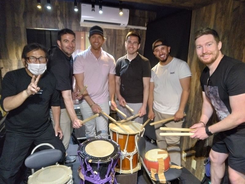 Taiko (Japanese Drum) Experience in Tokyo - From Okubo Station to the drum room