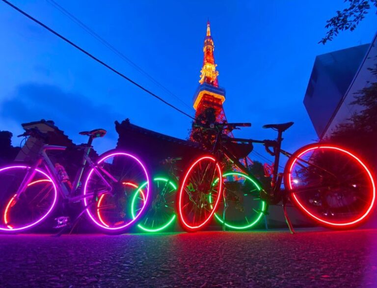 Tokyo: 2-Hour Night Bike Tour of the Citys Hidden Gems - Omotesando’s lit shopping street