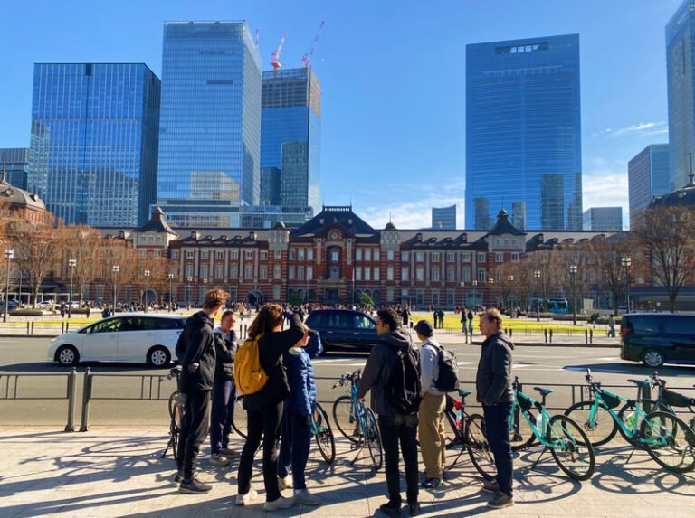 Tokyo 3-Hour Bike/E-bike Tour of the Central City Areas - Palace grounds, Tokyo Station and grand avenues