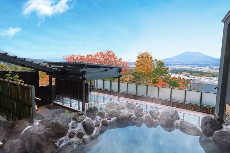 Tokyo Gotemba Premium Outlets and Mount Fuji Hot Spring Private Day Tour - Gotemba Premium Outlets: shop with a view