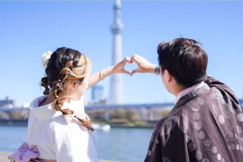 Tokyo Kimono Rental Experience (Asakusa Aiwafuku Main Store) - Getting dressed, styled, and ready to go