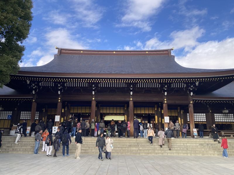 Tokyo: Meiji Jingu Historical Walking Tour with an expert guide - Following the forest path to the first torii