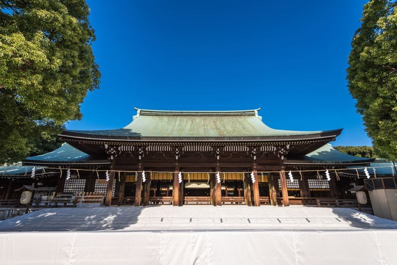 Tokyo: Meiji Shrine Walking Tour - Shintoism & Imperial System - The approach path and the 12-meter torii