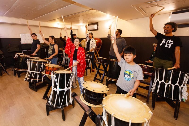 Tokyos Authentic and Finest Taiko Drumming Experience - Taiko is physical, but beginners can join in