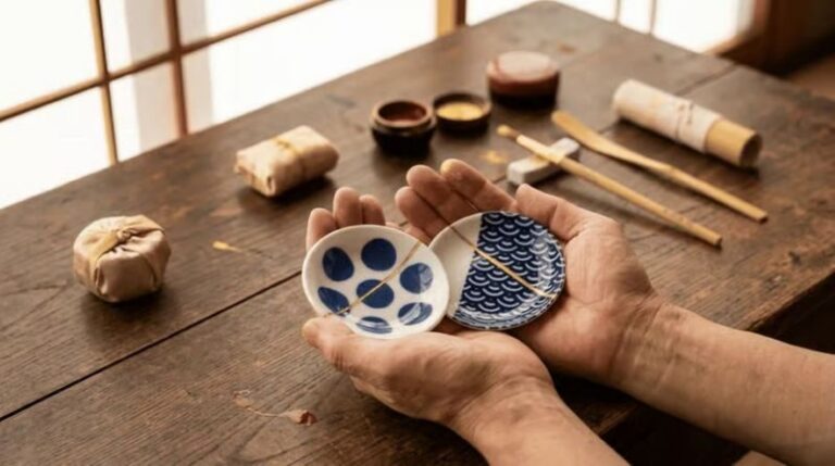Tokyo: Shibuya Kintsugi Workshop - What you do with the lacquer and gold