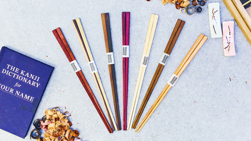 Tokyo Shinjuku Chopstick Making Workshop - Choosing wood, with the price in mind