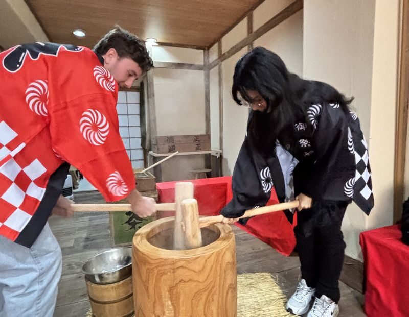 Traditional Mochi Pounding Experience with Tasting - A one-hour session, step by step
