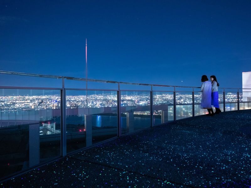 Umeda Sky Building & Kuchu Teien Observatory Ticket in Osaka - The ride up, the deck, and the view