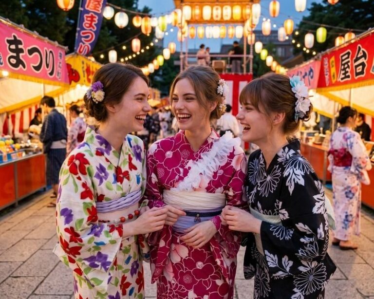 VASARA Kimono and Yukata Rental in Fukuoka - Kimono in cool months, yukata in summer