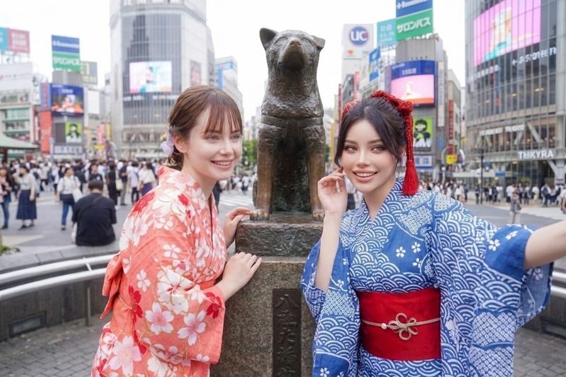 VASARA Kimono and Yukata Rental in Tokyo (Available in 5 branches) - Pick a kimono or a lighter summer yukata