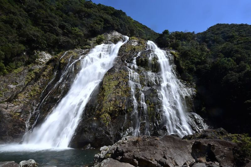 Yakushima UNESCO Forest & Waterfalls Tour - Okawa Falls: power over polish